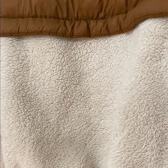 LANE BRYANT UGC Women’s Size 14/16 Brown Cream Puffer Jacket with Pink Accents - Picture 15 of 15